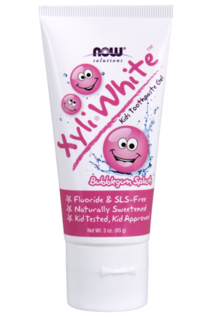 Now Xyliwhite Kids Toothpaste Gel Bubblegum 85gm - Fluoride & SLS Free
